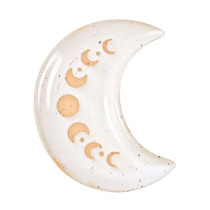 Moon Phase Crescent Ceramic Tray _ Luna & Soul Australia