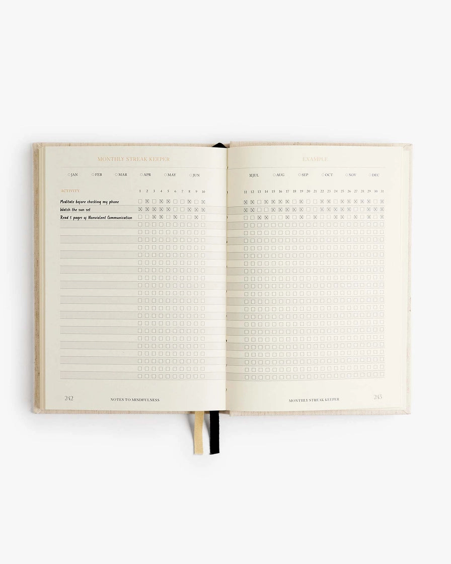 Notes to Mindfulness Journal by Intelligent Change Luna &amp; Soul Australia 