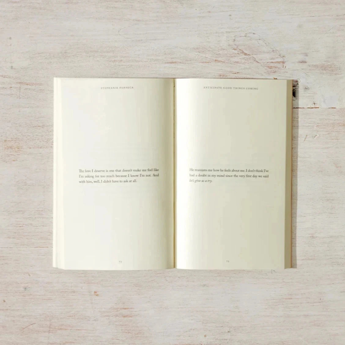 Anticipate Good Things Coming by Stephanie Fonseca Book Australia