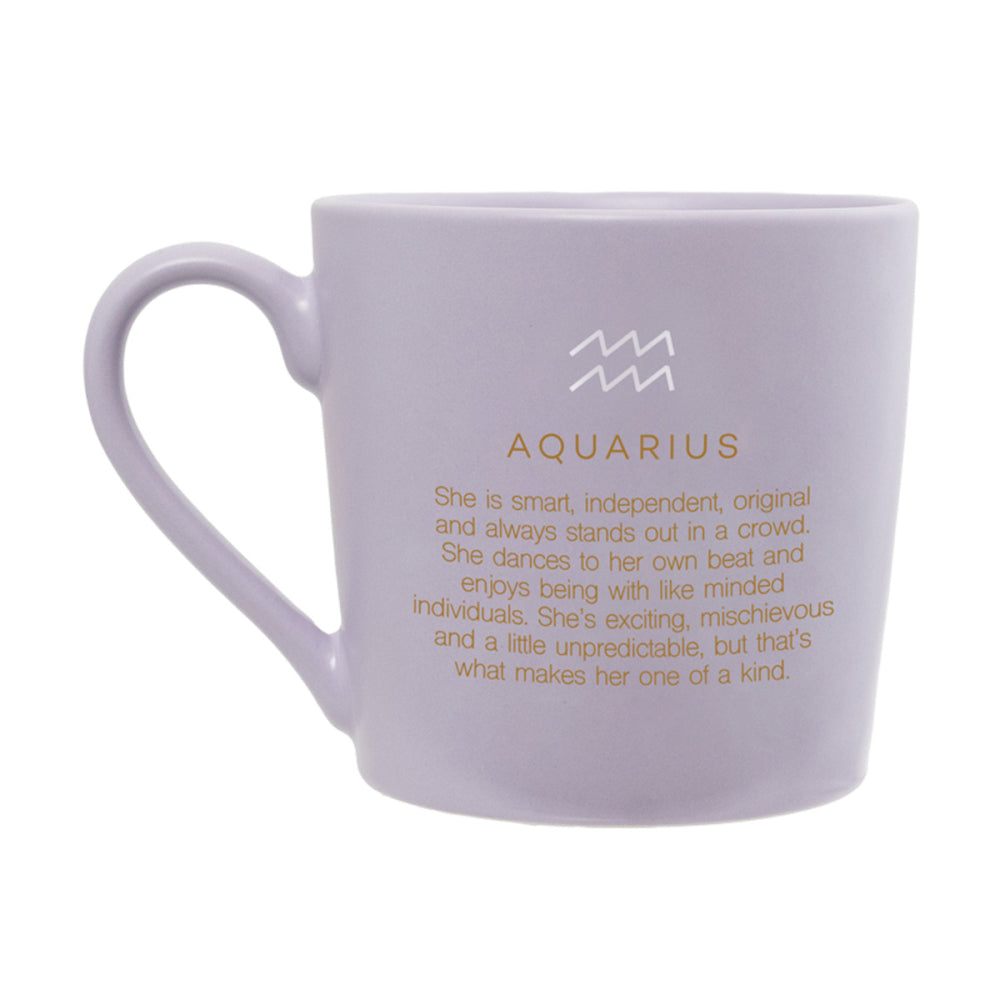 Aquarius Zodiac Mug | Luna &amp; Soul Australia