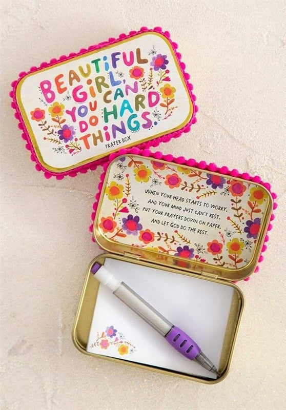 Beautiful Girl, you can do hard things Prayare Box Luna & Soul Australia