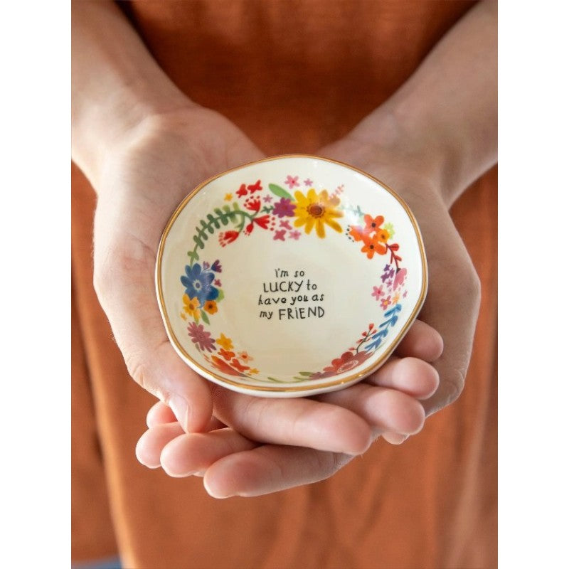 Gift Lucky To Have You As A Friend Trinket Dish Luna &amp; Soul Australia