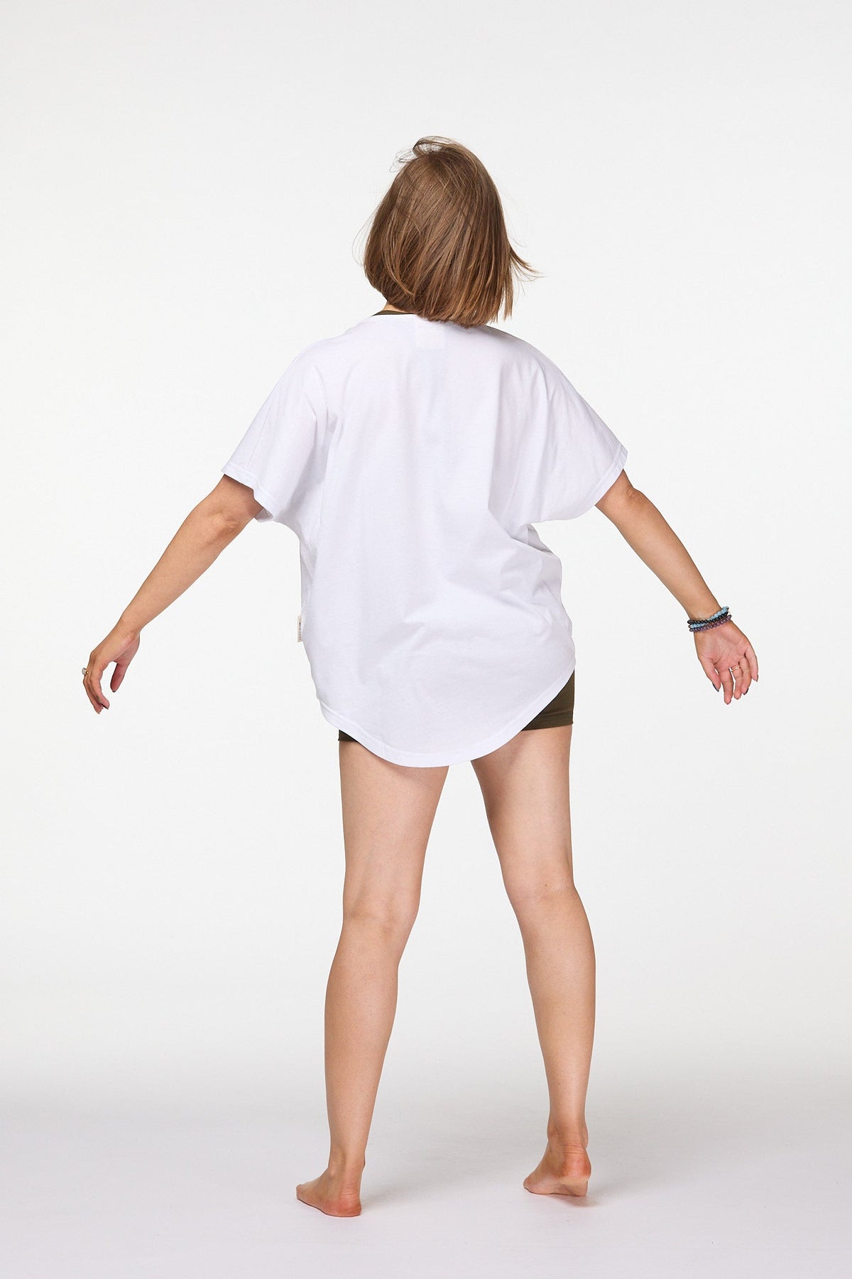 White Women&#39;s Organic Cotton  T-Shirt made in Australia