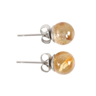 Citrine Stud Earrings Luna &amp; Soul Australia