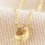 Citrine Teardrop Necklace Luna & Soul