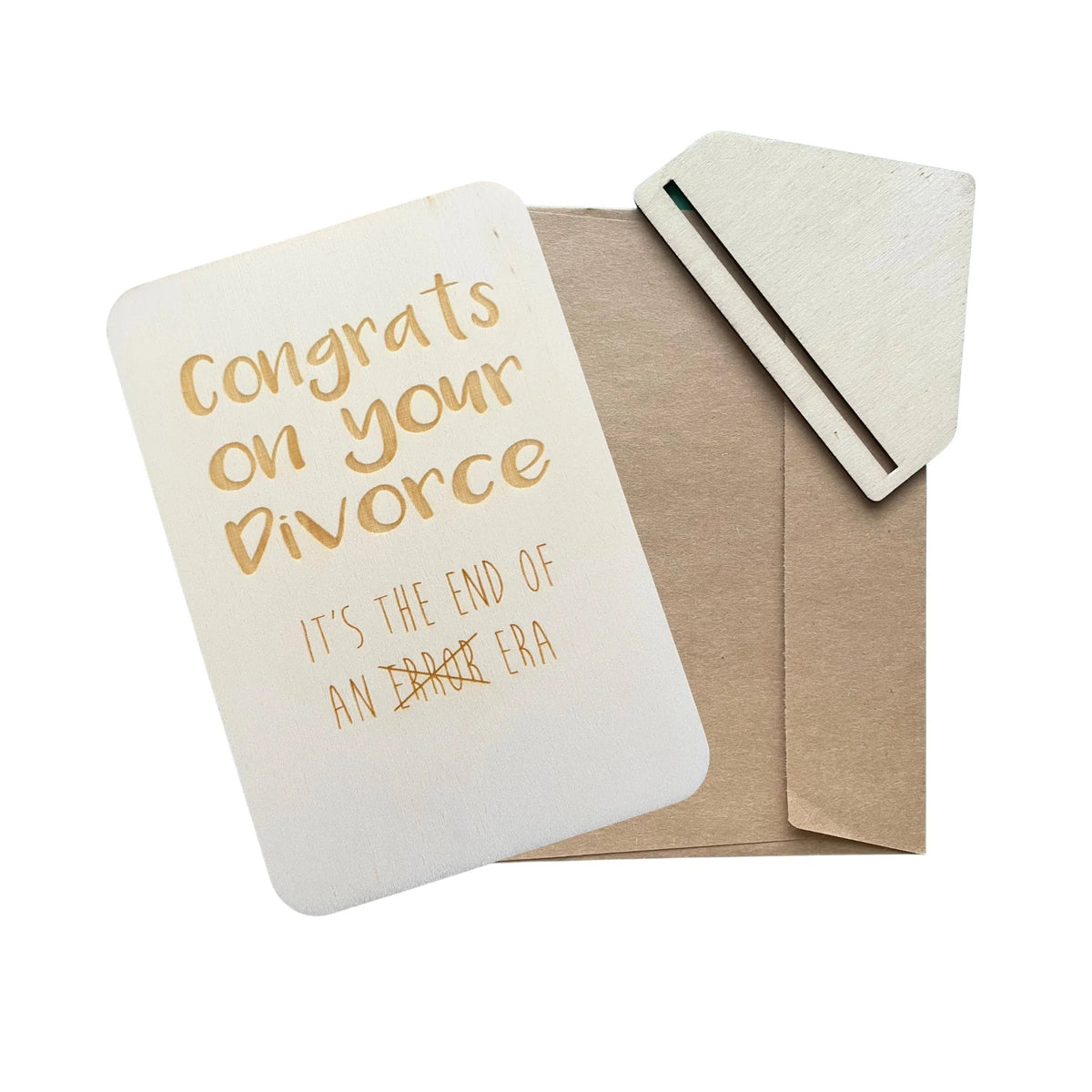 Congrats on your divorce