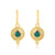 Green Onyx Drop Earrings