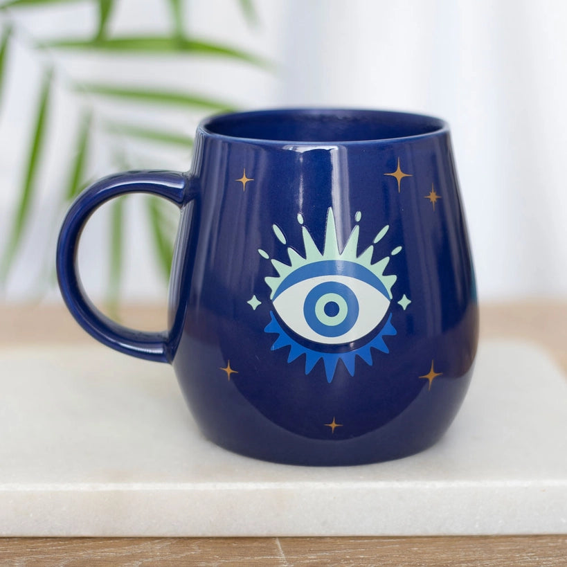 Evil Eye Mug Blue _Luna &amp; Soul