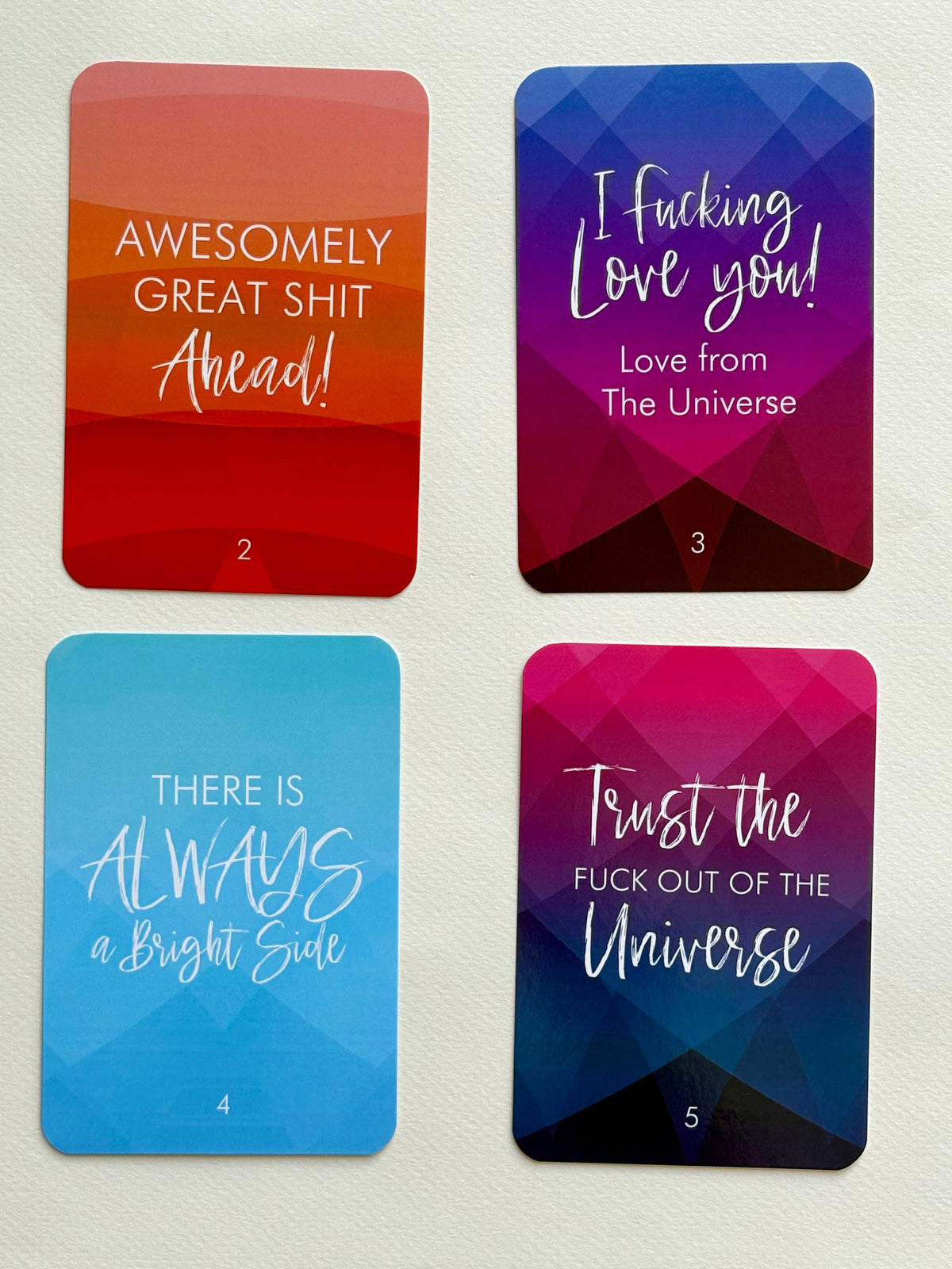F Word Affirmation Cards