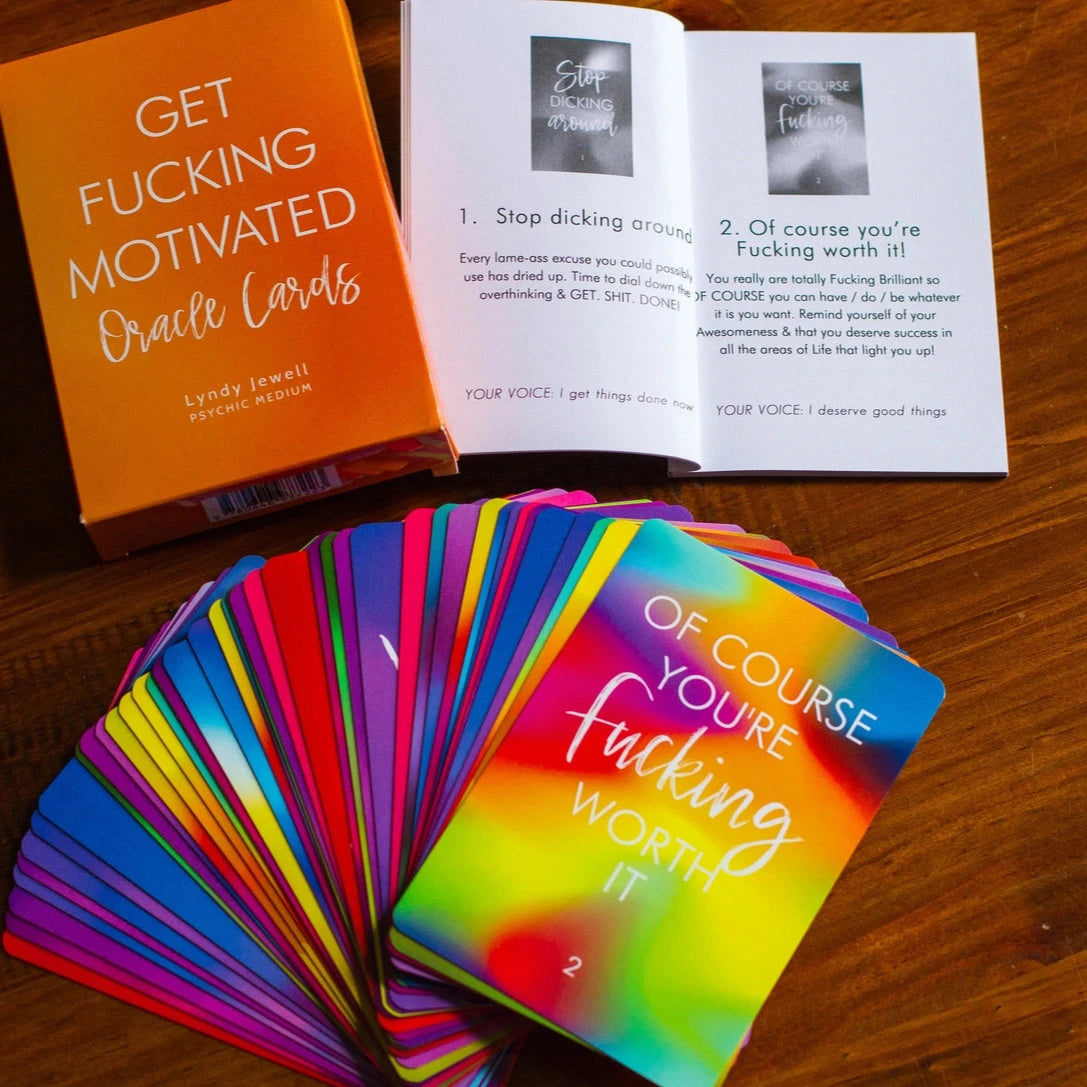 Get Fucking Motivated Oracle Cards Luna & Soul Australia