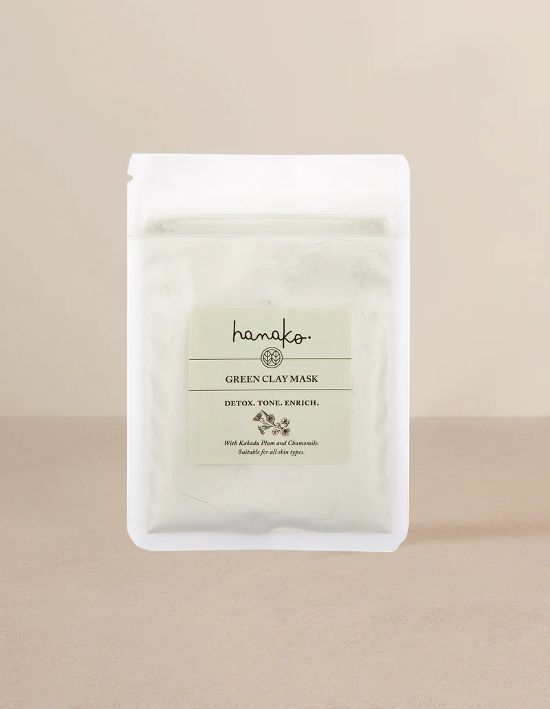 Hanako Green Clay Mask _ Luna &amp; Soul Australia 