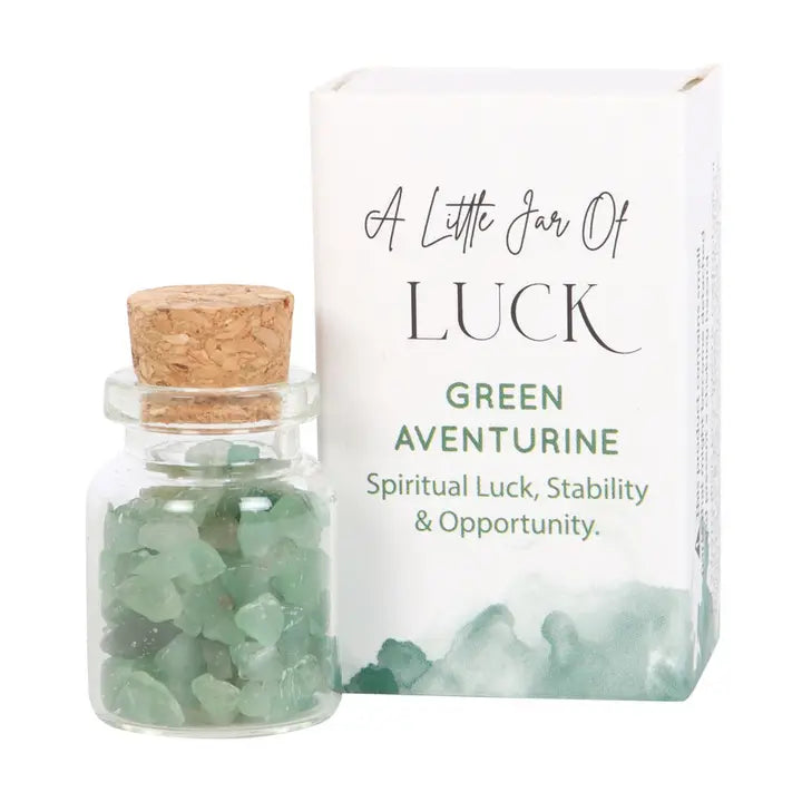 Green Aventurine Good Luck Jar Luna & Soul Australia