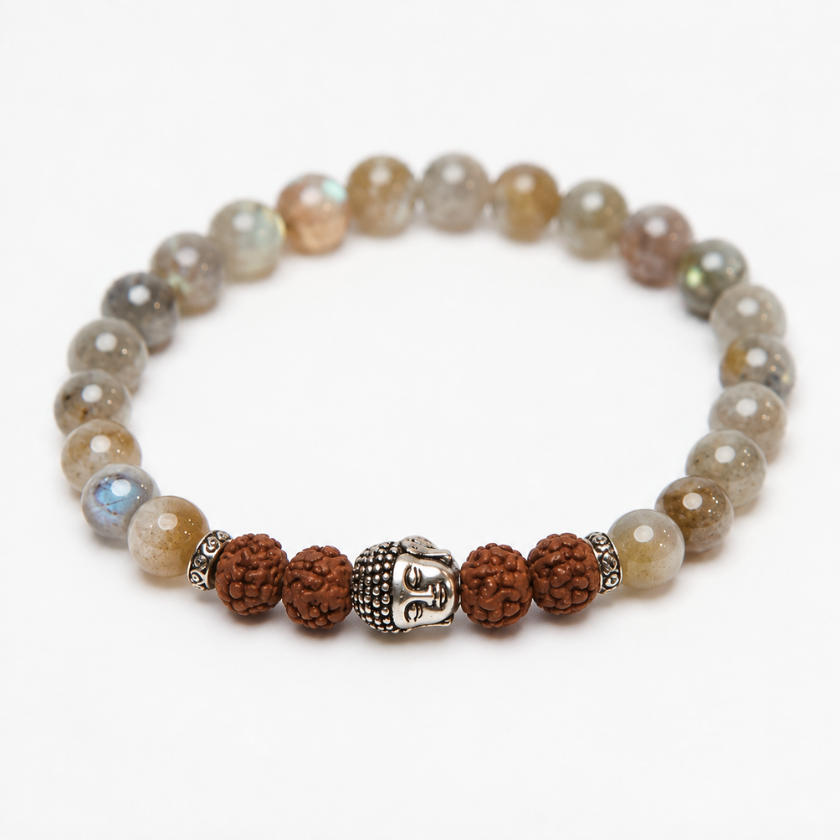 I am Whole mama bracelet with buddha beat from Luna &amp; Soul.