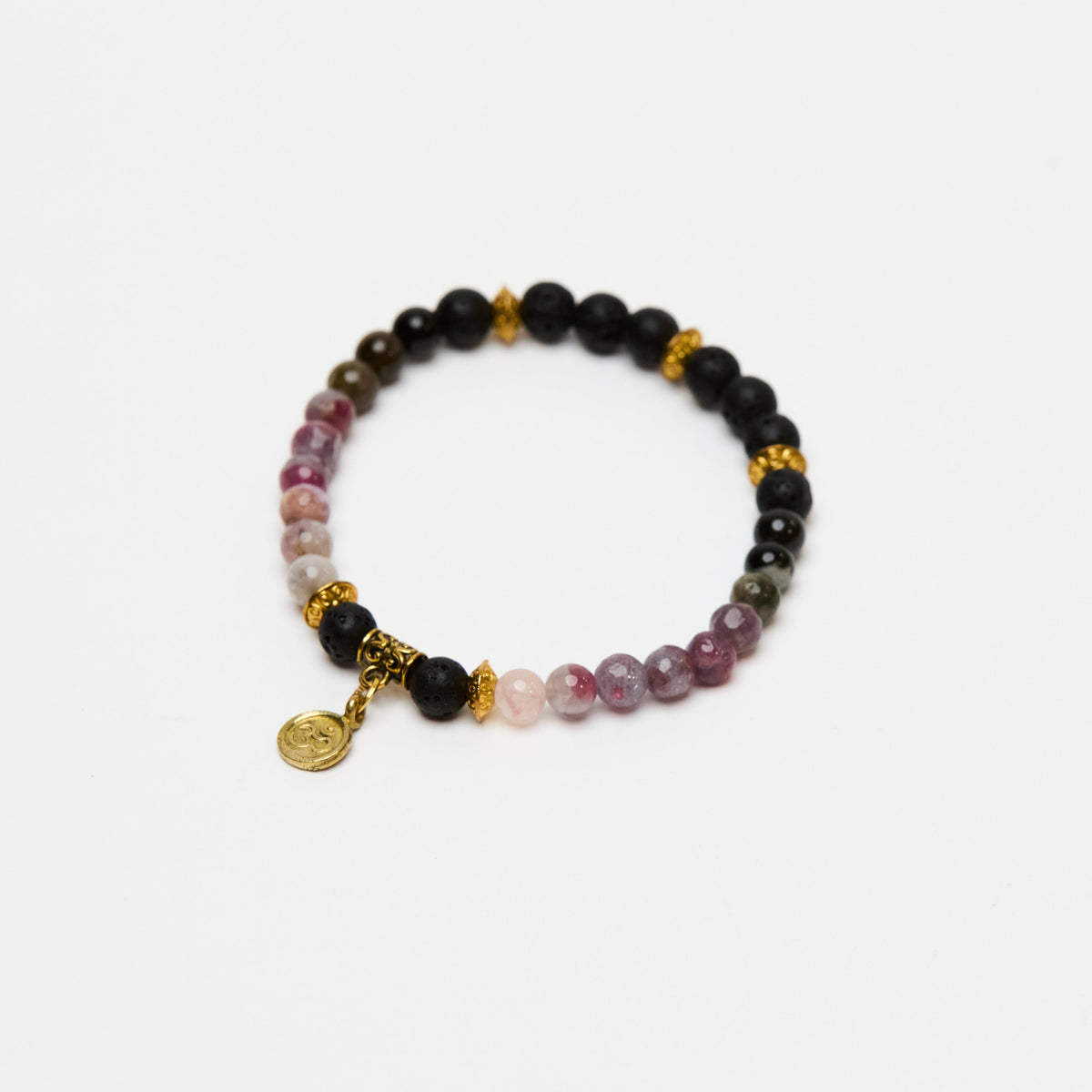 Pink Yoga Mala Bracelet I am Unstoppable Luna and Soul Australia