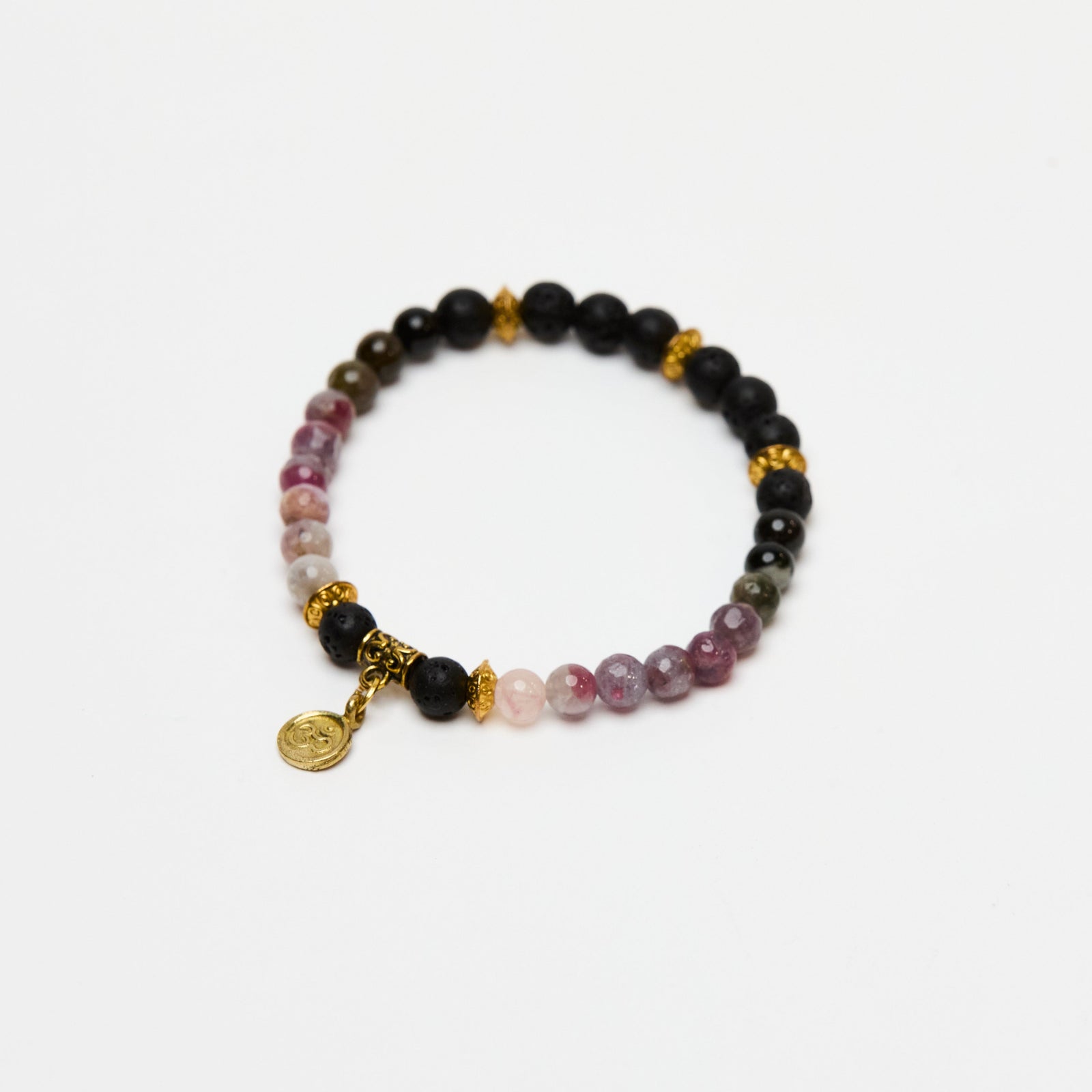 Pink Yoga Mala Bracelet I am Unstoppable Luna and Soul Australia