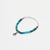 Blue white affirmation bracelet Luna & Soul Australia