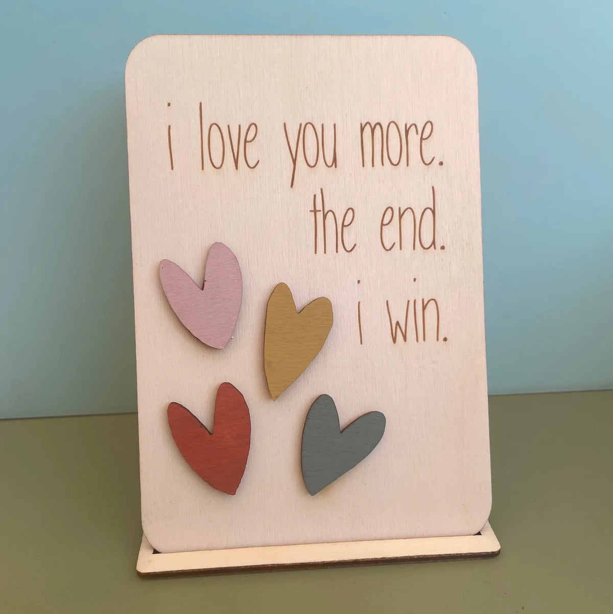 I Love You More Card