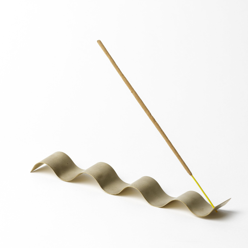 Incense Holder Wave Gold