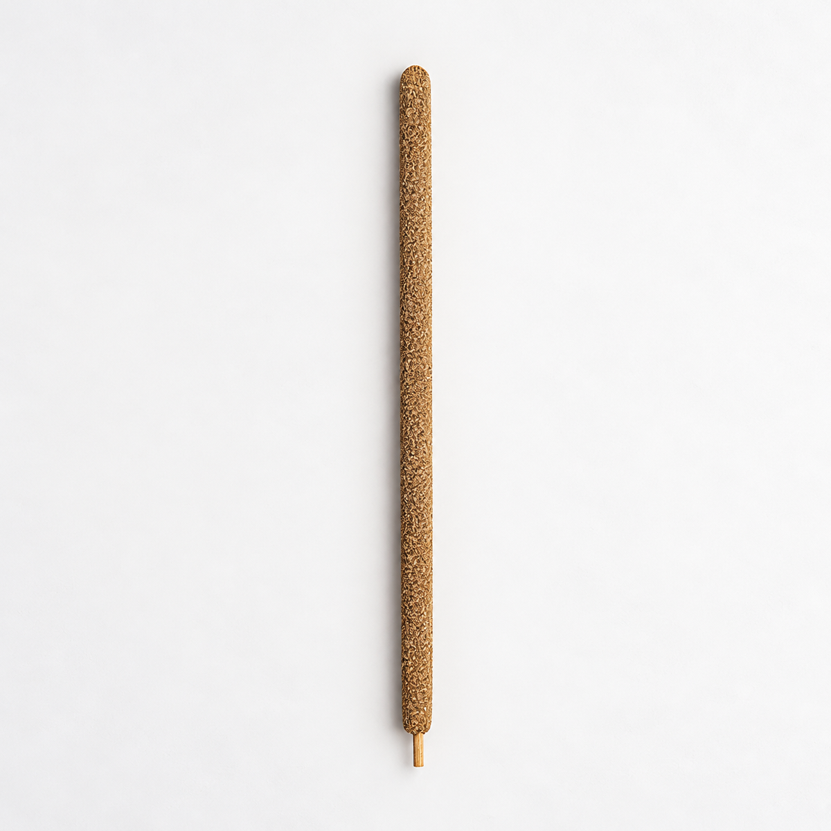 Single natural Palo Santo wood stick from Ecuador, approximately 19 cm long, for traditional smoke-cleansing and mindful rituals.