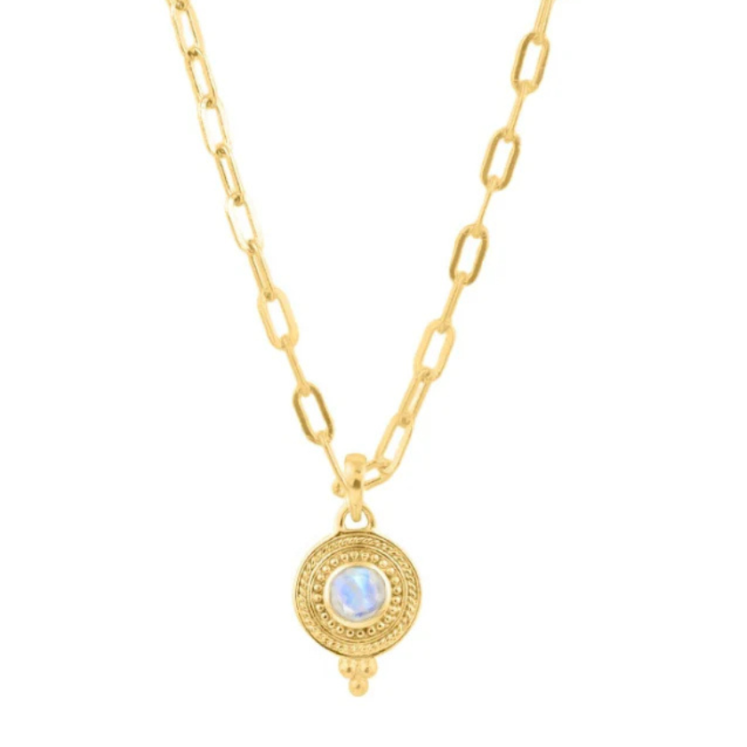 Moonstone Yoga Necklace