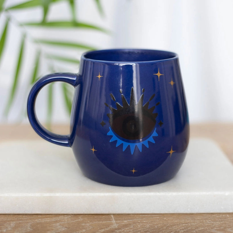 Evil Eye Mug Blue _Luna &amp; Soul