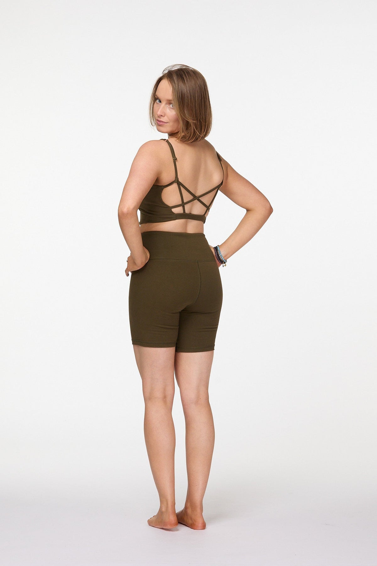 Power Bike Shorts 3&quot; | Khaki