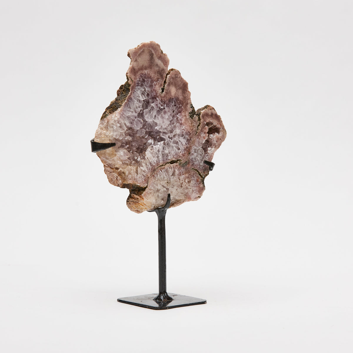 Pink Amethyst Rock Crystal  with Stand Luna &amp; Soul Australia