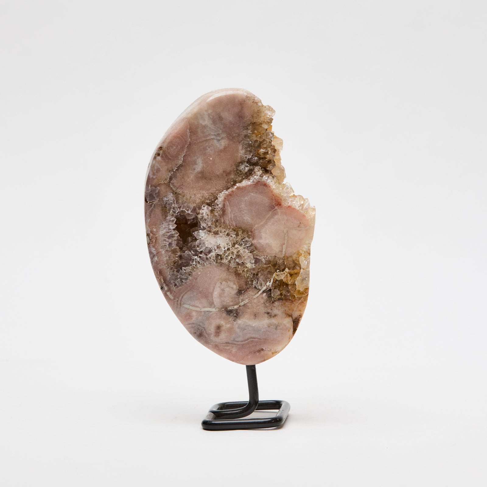 Pink Amethyst Cluster with Stand Luna & Soul Australia