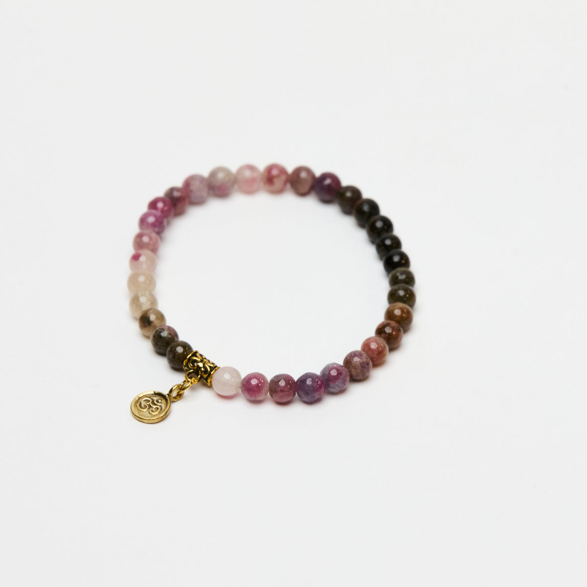 Pink Tourmaline Mala Bracelet I am Lucky Luna and Soul Australia