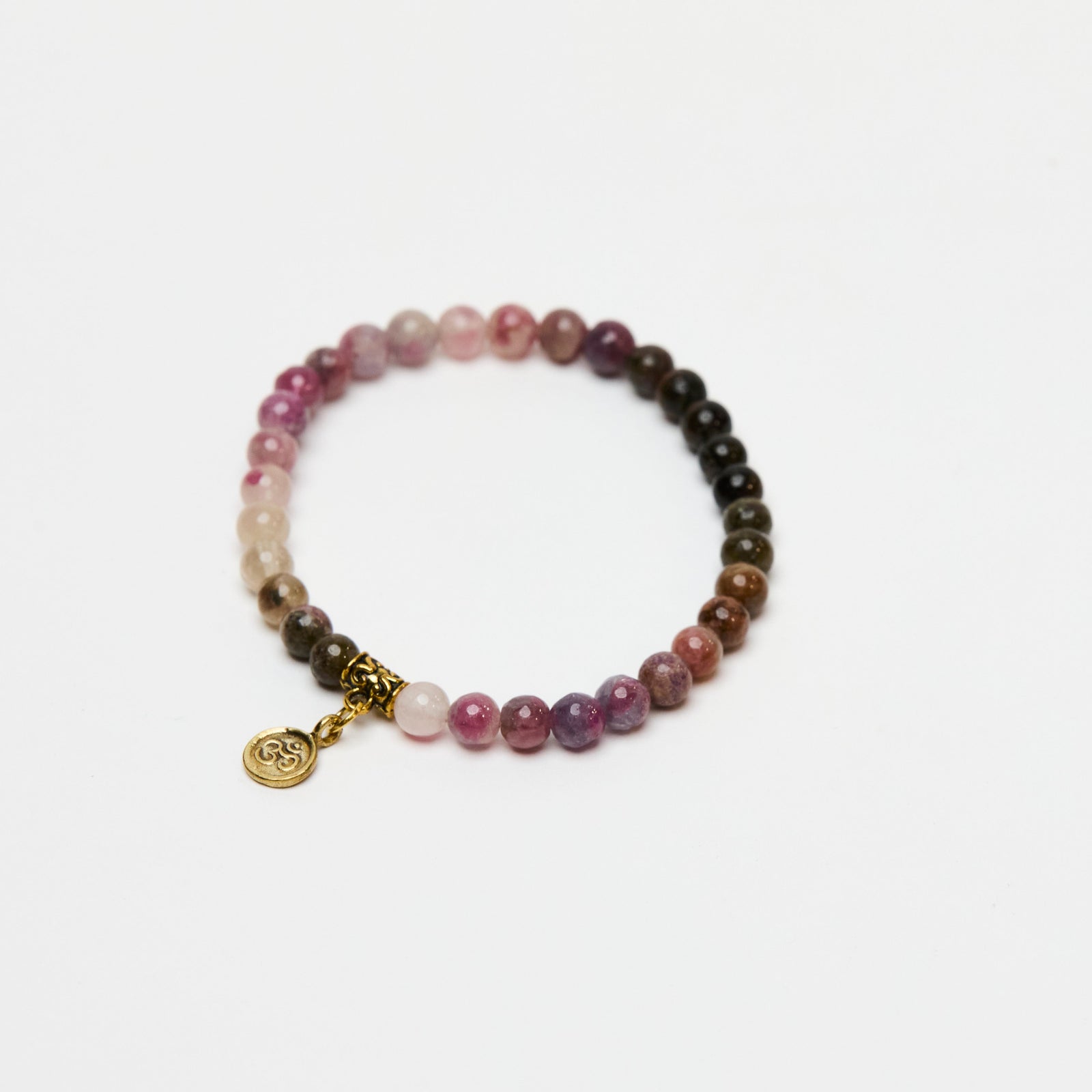 Pink Tourmaline Mala Bracelet I am Lucky Luna and Soul Australia