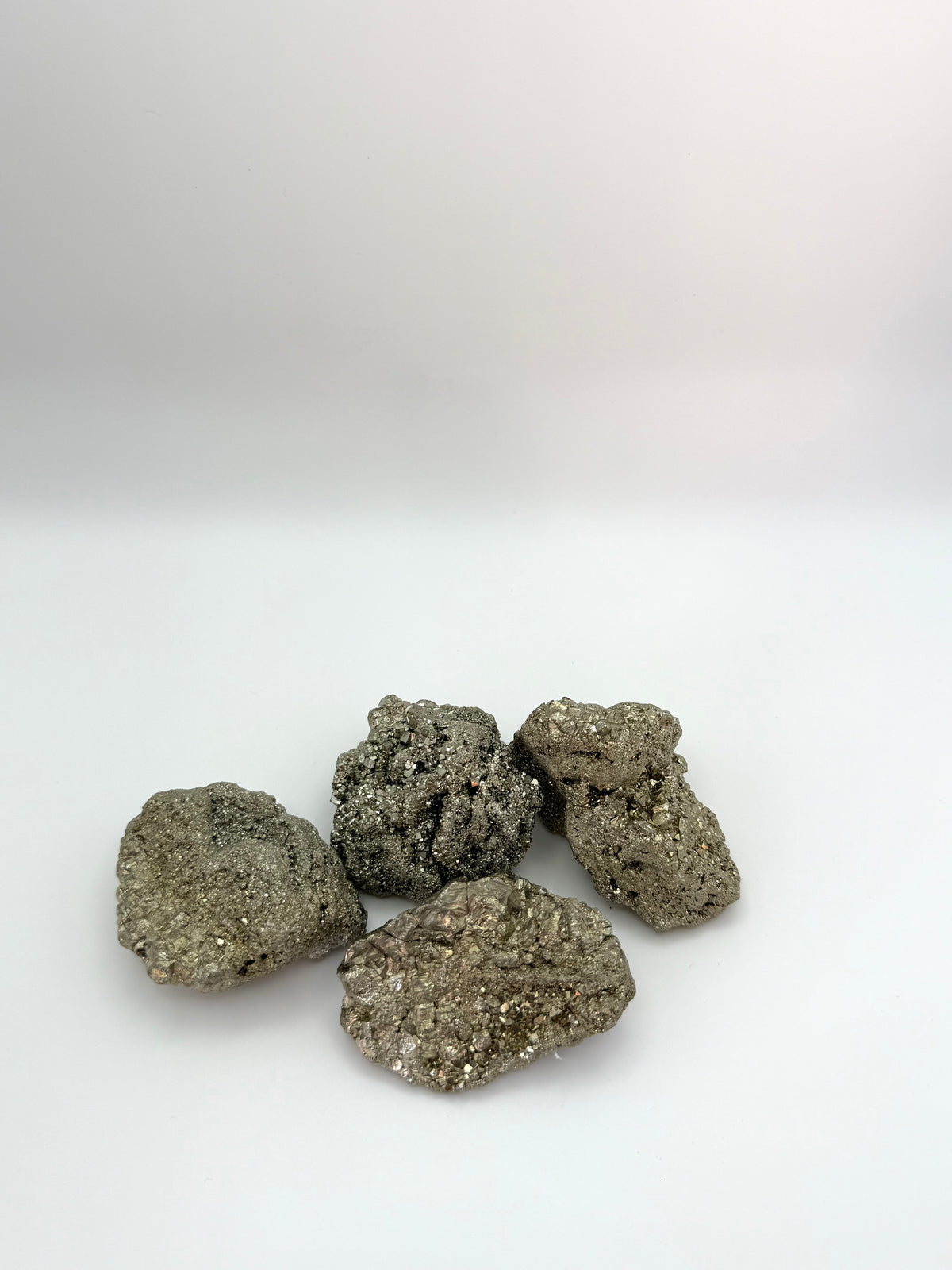 medium sized pyrite cluster crytal 