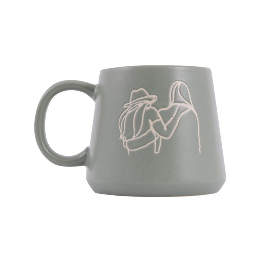 Green Sage Friend Quote Mug Luna &amp; Soul Australia
