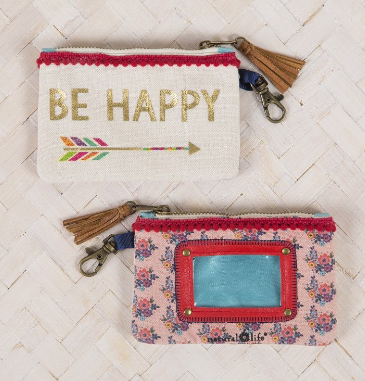 Be Happy Zip Pouch