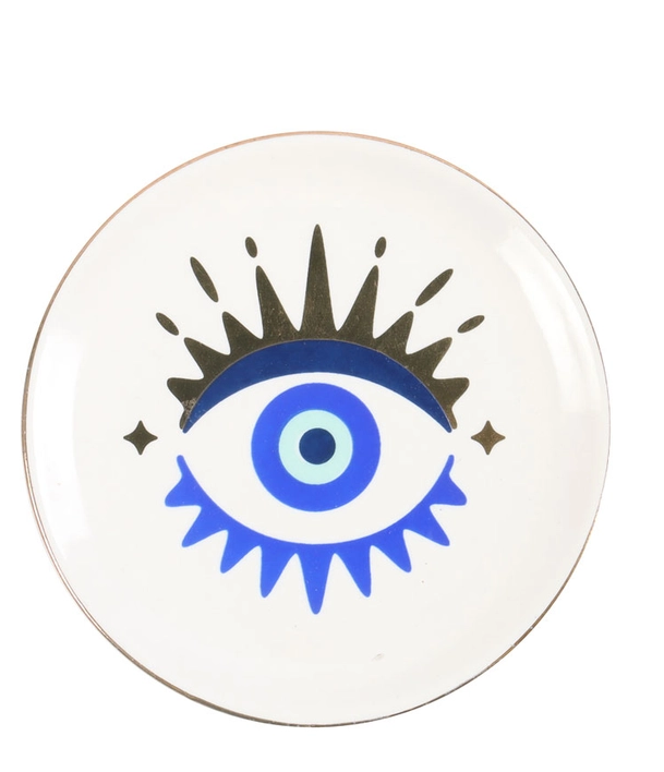 Evil Eye Ceramic Tray