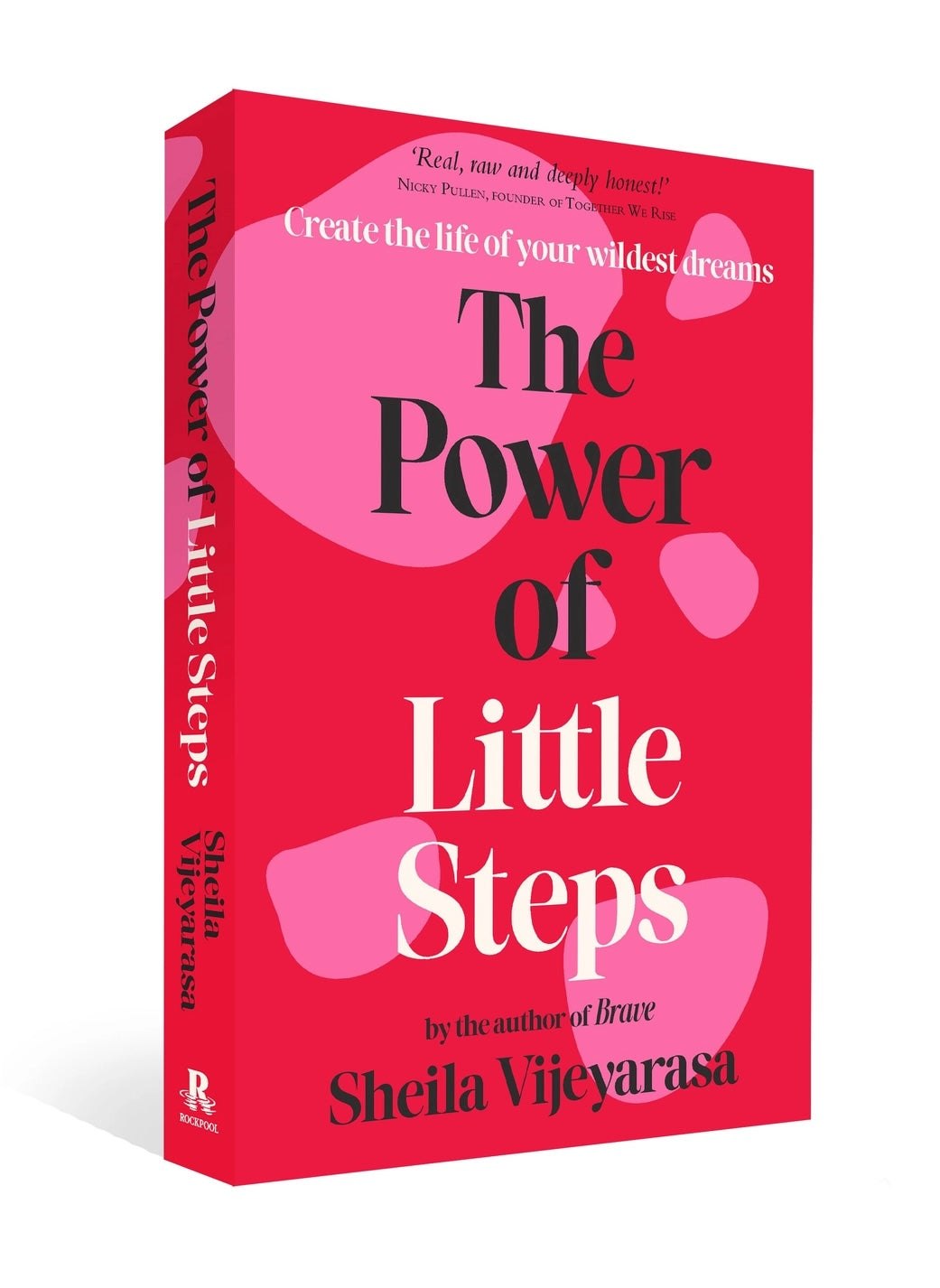 The Power of Little Steps book by Sheila Vijeyarasa, a personal growth guide about manifestation, self-love, healing, gratitude and conscious living