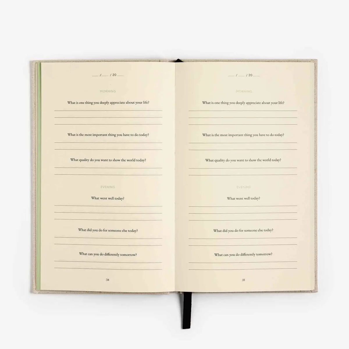 The Three Question Journal Daily Guided Wellbeing Australia 1