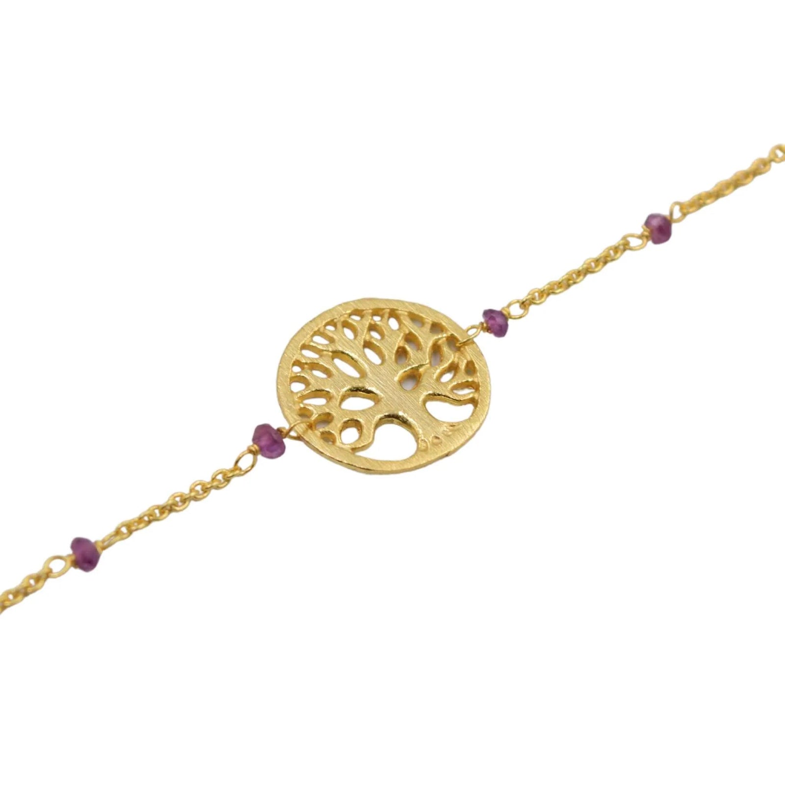 Tree of Life Bracelet Garnet  _ Luna & Soul Australia