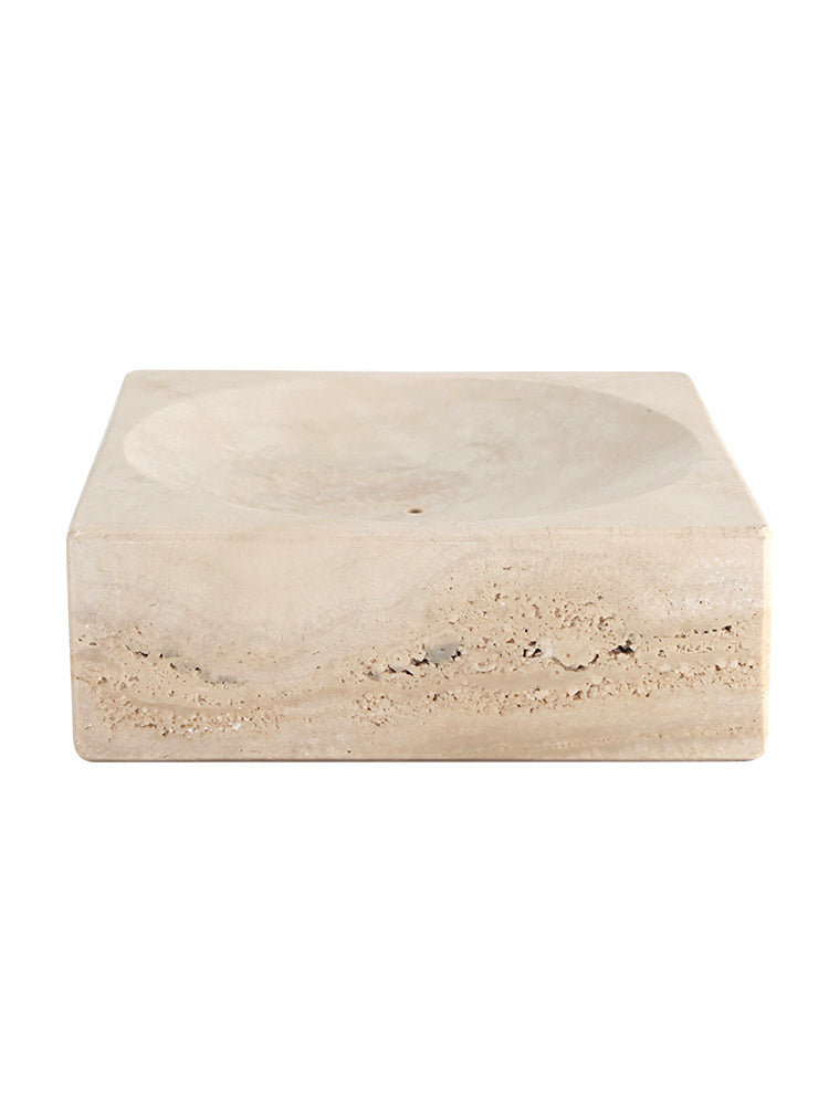 Travertine Incense Holder