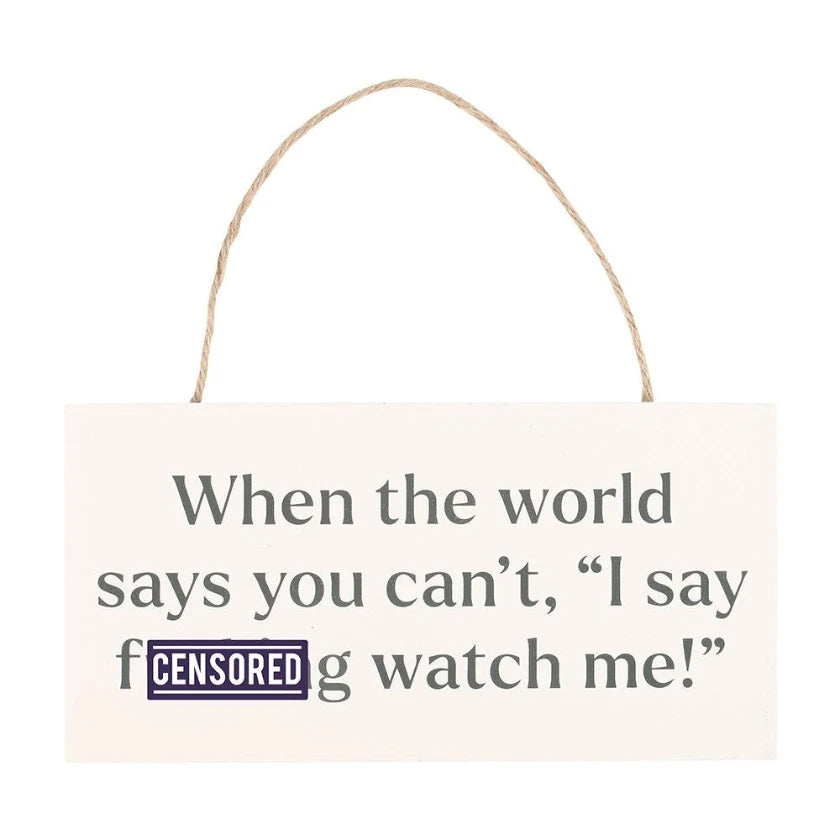 fucking watch me