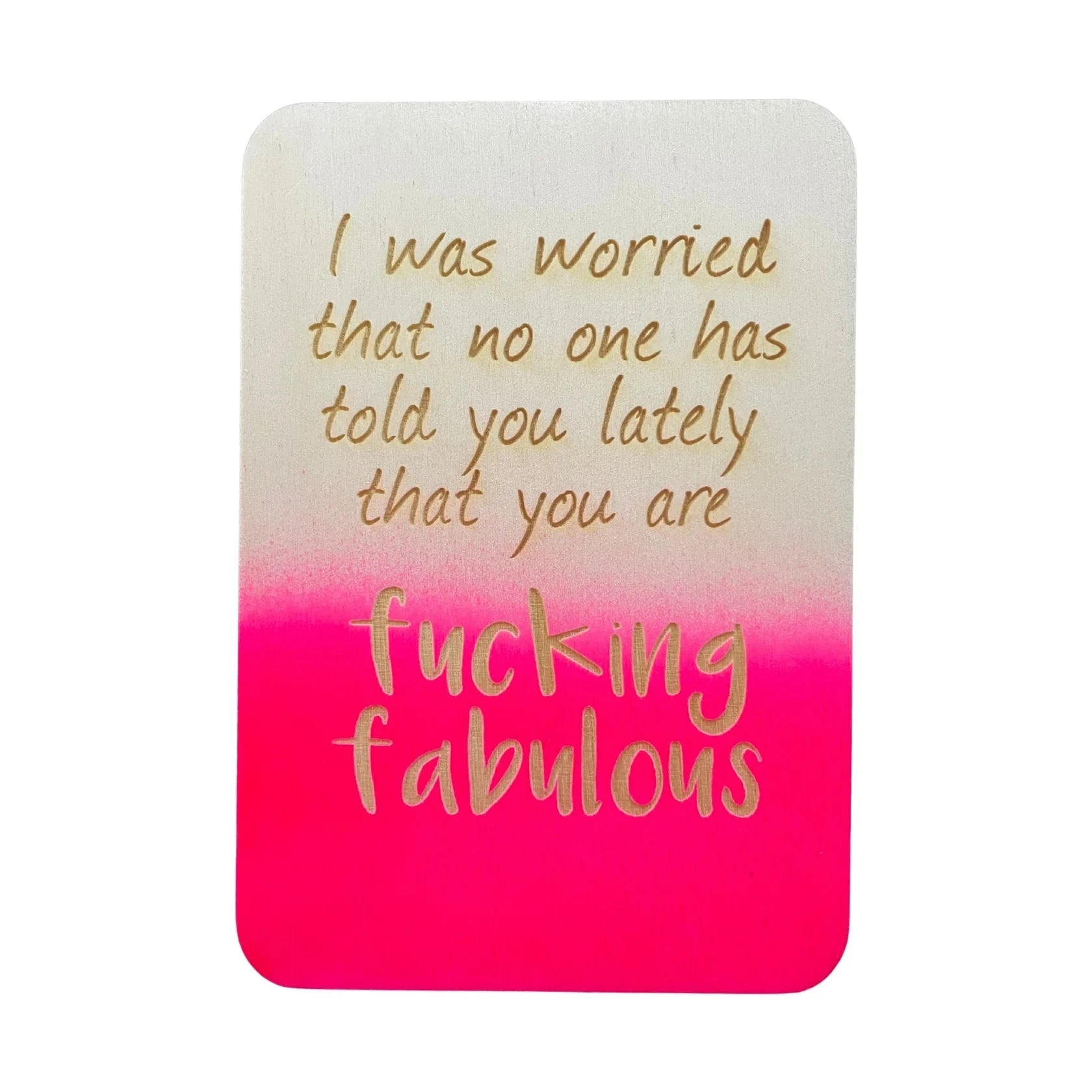 You are fucking fabulous Greeting Card Luna & Soul