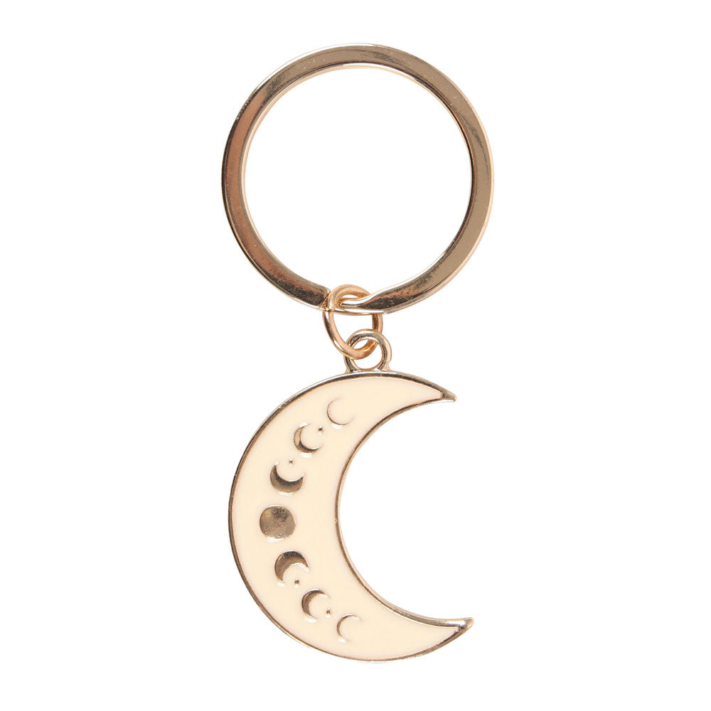 Crescent Moon Phase Keyring