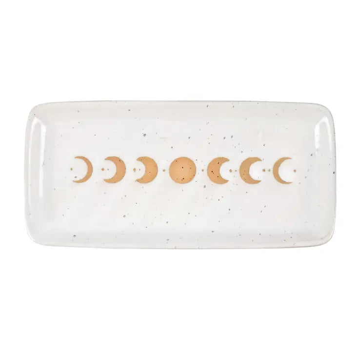 Moon Phase Ceramic Trinket Tray _ Luna & Soul Australia