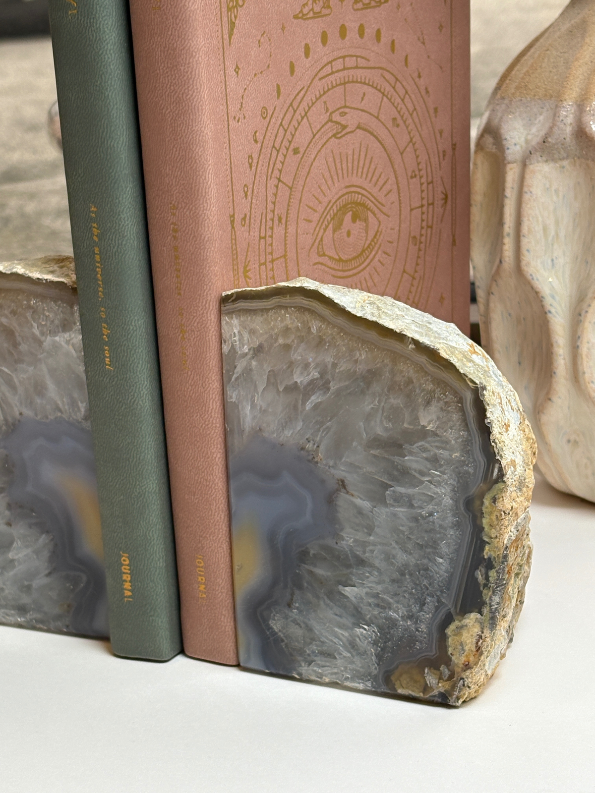 Agate Bookend | Rounded