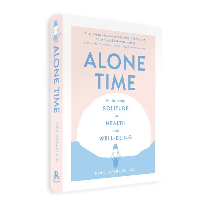 Book cover of Alone Time by Sybil Geldart exploring mindfulness and solitude