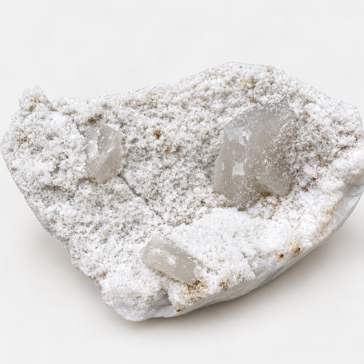 Apophyllite crystal with clear, sparkling points, a calming crystal for meditation and mindful spaces by Luna &amp; Soul