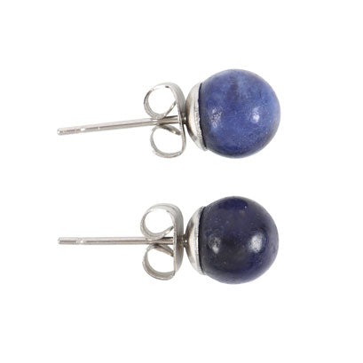 Sodalite Stud Earrings