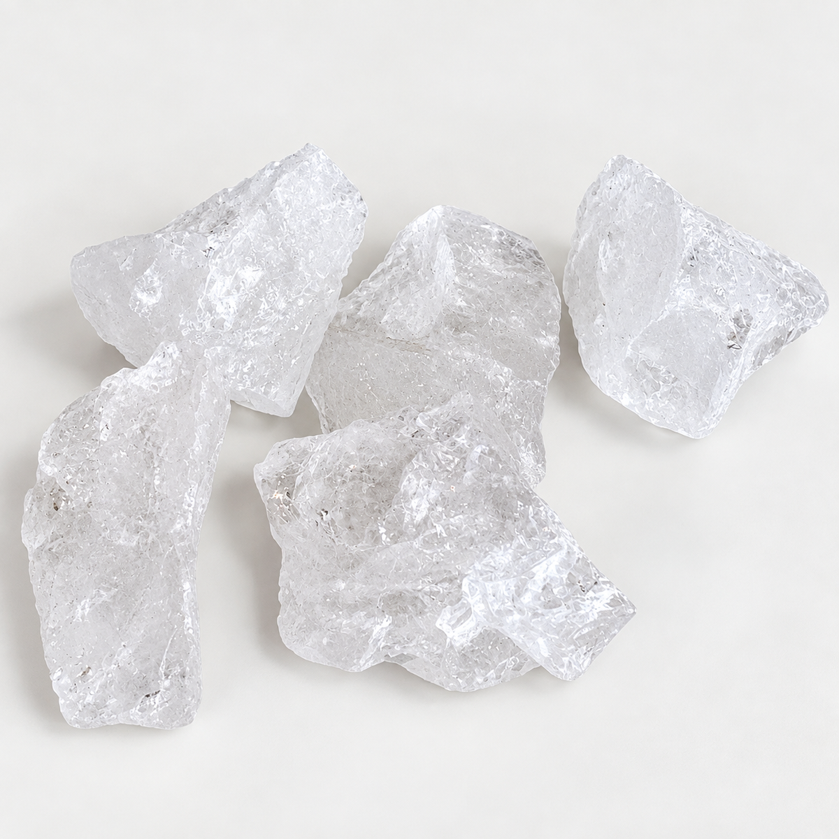 Raw Clear Quartz crystal stones