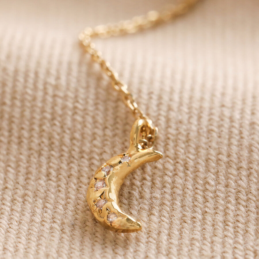 Lariat Necklace Moon and Star Necklace 2