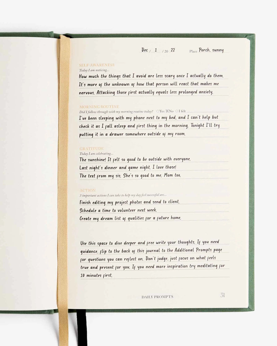 Notes to Mindfulness Journal | Oat