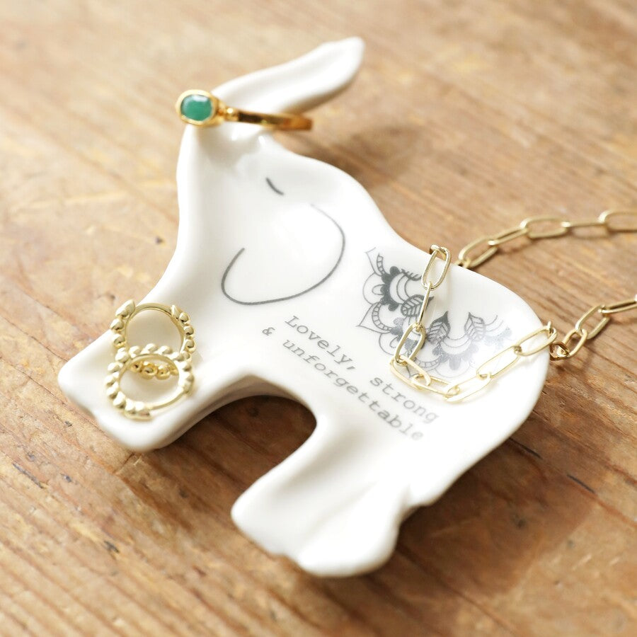 Elephant Ceramic Dish